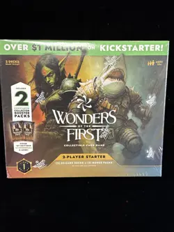 NEW Wonders of the First CCG 2-Player Starter Set SEALED With Bonus Packs - Image 1