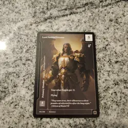 Wonders Of The First: Existence - Lord Archiel Zetuma 184/401 RARE - Image 1