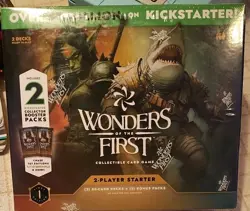 NEW Wonders of the First CCG 2-Player Starter Set Kit SEALED With Bonus Packs - Image 1