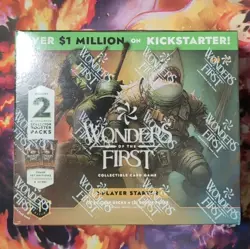 WONDERS OF THE 1ST TCG 2 Player Starter Pack 1st Ed. New Factory Sealed Rare HTF - Image 1