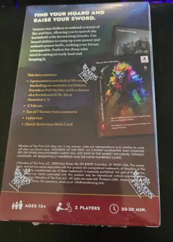 Wonders of The First Existence Kickstarter "Swords & Hoards" Starter Deck - Image 2