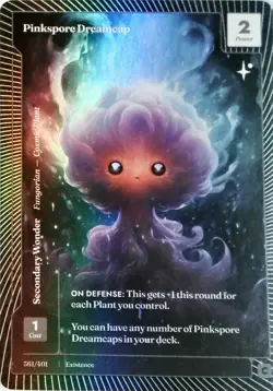 2025 WONDERS OF THE FIRST- PINKSPORE DREAMCAP- CLASSIC FOIL COMMON 361/401 - Image 1
