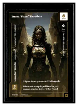 Wonders of the First Existence #258 Emma Fixem Shockbite Mythic - Image 1