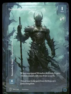 Leviathan Scale Armor #264 Uncommon Formless Foil Existence Wonders of the First - Image 1