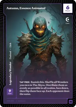 Autumn Essence Animated #6 Classic Foil Mythic Existence Wonders of the First - Image 1