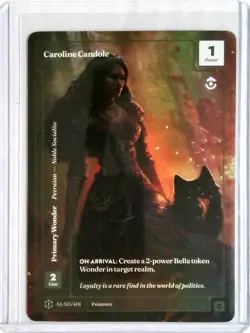 WONDERS OF THE FIRST 2025- CAROLINE CANDOLE- FORMLESS FOIL COMMON ALT ART A1-315 - Image 1