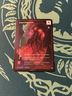 Kraken Of The Inferno 265 Formless Foil Wonders Of The First Existence 1st ED - Image 1