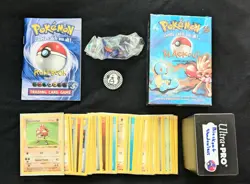 SHADOWLESS Pokemon Blackout Theme Deck NM (60 cards+) Hitmonlee 7/102 COMPLETE - Image 1
