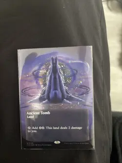 Ancient Tomb (0136) (Borderless) (Galaxy Foil) -Foil Near Mint MTG - Image 1