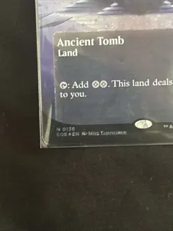 Ancient Tomb (0136) (Borderless) (Galaxy Foil) -Foil Near Mint MTG - Image 2