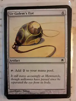 Ur-Golem's Eye Darksteel (155/165) MTG Magic ARTIFACT LP BULK DISCOUNT FREE SHIP - Image 1