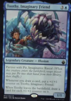 Toothy, Imaginary Friend - Battlebond: #12, Magic: The Gathering Nm R151 - Image 1