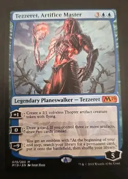 Tezzeret, Artifice Master Core Set 2019 MTG Regular Near Mint - Image 1