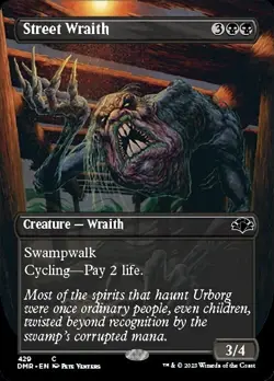 FOIL BORDERLESS STREET WRAITH NM! *DOMINARIA REMASTERED* - Image 1