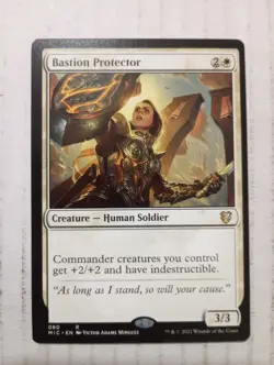 MTG Bastion Protector R Commander: Innistrad: Midnight Hunt 80 MIC Magic - Image 1