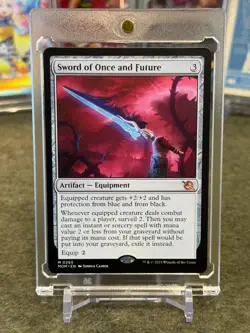 Sword of Once and Future - NM/MINT!! - RARE #265 March of the Machine MOM MTG - Image 1