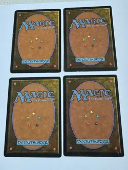 Magic The Gathering SNOW COVERED Swamp Ice Age X4 - Image 2