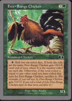 Free-Range Chicken - Unglued - MTG Magic - LP - Image 1