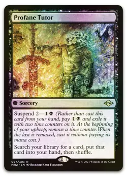 Profane Tutor #97 (Foil) (NM) Modern Horizons 2 MH2 Magic MTG - Image 1