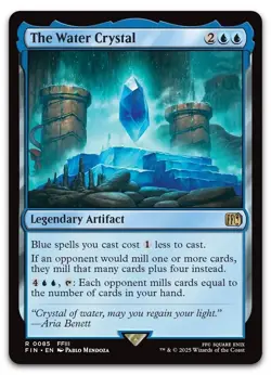 The Water Crystal #85 (NM) Final Fantasy FIN Magic MTG - Image 1
