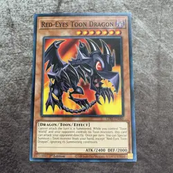 Red-Eyes Toon Dragon - LDS1-EN066 - Common 1st Ed Yugioh - NM - Image 1