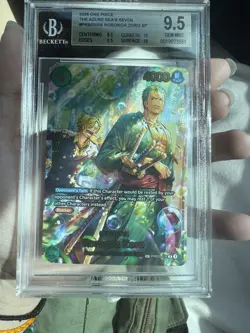 Roronoa Zoro SP PRB 02-006 One Piece ENG OP14 BGS 9.5 the Azure Sea’s Seven - Image 3