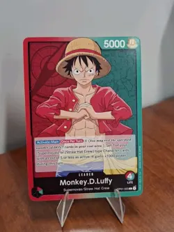 One Piece Monkey D Luffy OP01-003 PRE ERRATA Leader Romance Dawn pre-errata RARE - Image 1