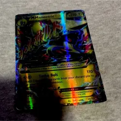 Pokemon M Manectric EX Full Art Ultra Rare Holo XY Phantom Forces Card 24/119 - Image 1