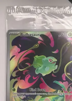 Pokemon TCG Bulbasaur Stamped Mega Evolution Box Topper 133/132 [ Sealed ] - Image 3