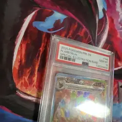 2025 POKEMON PRISMATIC EVOLUTIONS SPECIAL ILLUSTRATION RARE FLAREON EX PSA 10 - Image 3