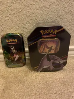 Pokemon TCG Crown Zenith Marnie Mini Tin + Articuno Tin Lot of 2! New! Sealed! - Image 1