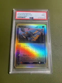 Pokemon Murkrow EX Sandstorm Reverse Holo #47 PSA 9 Mint - Image 1