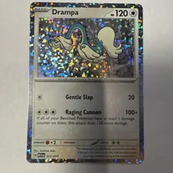 Pokemon Drampa 015/015 Mcdonald's 2024 Confetti Holo Promo NM - Image 1