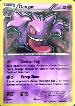 Pokemon Gengar 60/162 Breakthrough Holo Rare English (PACK FRESH 🔥 🔥 🔥) - Image 1