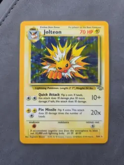 Jolteon 4/64 Pokemon TCG Jungle Holo WOTC 1999 - Image 1