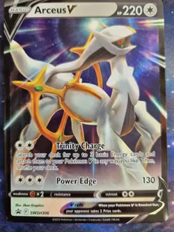 Pokemon TCG Arceus V Black Star Promo SWSH306 - Image 4