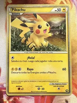 Pikachu World Collection 2010 Pokemon Japanese Promo Holo - Spanish Print - Image 1