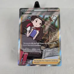 Roxanne GG66/GG70 Ultra Rare Crown Zenith: Galarian Gallery Pokemon TCG NM - Image 1