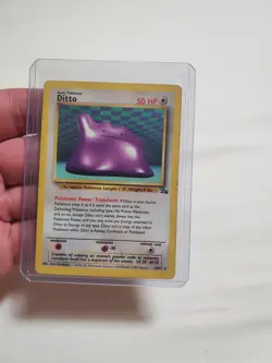 Ditto 18/62 Fossil (NON-HOLO) VINTAGE POKEMON (MP) - Image 1