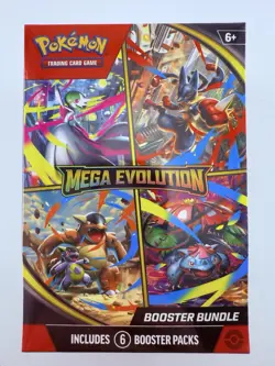 Pokemon TCG: Mega Evolution Factory Sealed Booster Bundle Box 6 Packs Free Ship - Image 1