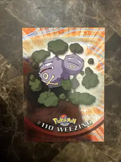 Pokemon Tv Animation Edition Series 2 Weezing #110 Foil Blue Logo 2000 - Image 1