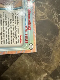 Pokemon Tv Animation Edition Series 2 Weezing #110 Foil Blue Logo 2000 - Image 4