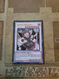 YUGIOH CHAOS GODDESS DUOV-EN079 ULTRA 1ST ED NM - Image 1