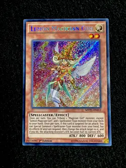 🔥 YUGIOH • LEMON MAGICIAN GIRL • SECRET RARE • MVP1-ENS51 • 1st • NM 🔥 - Image 1