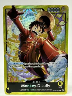 Monkey.D.Luffy (001) ST29-001 Starter Deck 29: Egghead Foil - Image 1