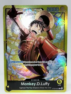 Monkey.D.Luffy (001) ST29-001 Starter Deck 29: Egghead Foil - Image 2