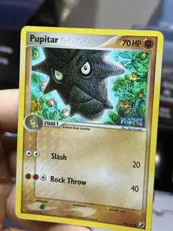 Pupitar 70/115 EX Unseen Forces 2005 Reverse Holo Pokemon Card TCG - Image 4
