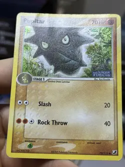 Pupitar 70/115 EX Unseen Forces 2005 Reverse Holo Pokemon Card TCG - Image 5