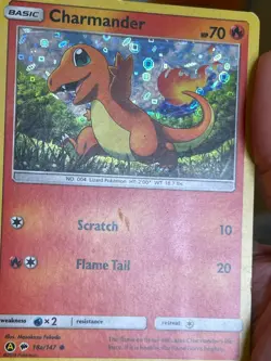 POKEMON CHARMANDER 18a/147 COMMON HOLO ALTERNATE ART GENERAL MILLS PROMO MP CARD - Image 3