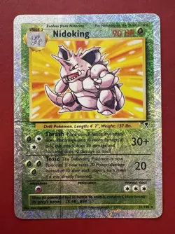Nidoking 31/110 Reverse Holo Rare Legendary Collection Pokemon Card LP - Image 1